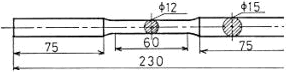 図1.6　引張試験およびねじり試験片